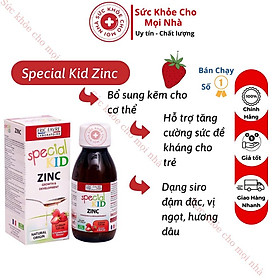 Special Kid Zinc,Bổ Sung Kẽm Tăng Cường Sức Đề Kháng Cho Bé.Hỗ Trợ Ổn Định