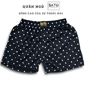 Quần Đùi Nam Nữ Mặc Nhà Tắm Biển Quần Ngủ SATU Vải Thun Cotton Co Giãn Thoải Mái Thoáng Mát