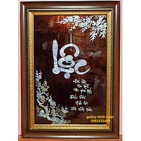 Mua Tranh sơn mài khảm ốc Chữ PHÚC - LỘC - THỌ - TÂM - ĐỨC -NHẪN
