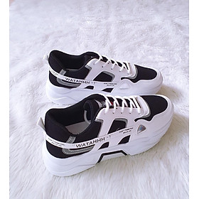 >> BÁO GIÁ GIÀY SNEAKER TZN NAM PHONG CÁCH TRẺ TRUNG THỂ THAO TN95 | Shopee Lazada Sendo Tiki mới nhất 60 Giày thể thao sneaker nam nâng chiều cao phong cách trẻ trung mới nhất 2020 - 015 đen