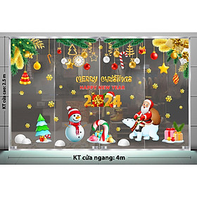Mua Decal trang trí NOEL 2024 combo số 107