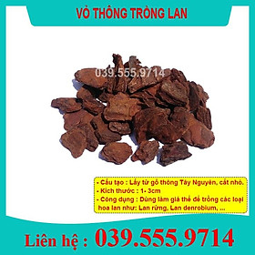 Vỏ Thông Trồng Lan 1Kg - Giá Thể Đã Qua Xử Lý