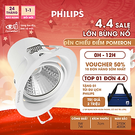 Đèn Philips âm trần chiếu điểm 5977x POMERON 070