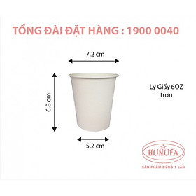 100 LY GIẤY 6OZ 180ML 72MM