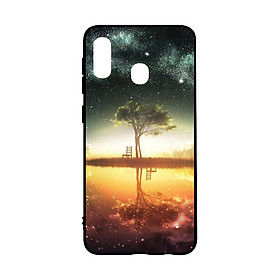 Ốp lưng kính cường lực cho Samsung Galaxy A20 in hình 3D - mẫu 18