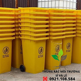 THÙNG RÁC CÔNG CỘNG 240L (CAM,VÀNG,XANH)