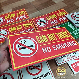 Mua BIỂN BÁO CẤM HÚT THUỐC - CẤM LỬA