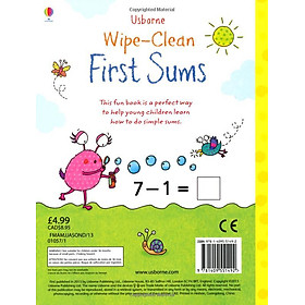 Download sách Sách tẩy xóa tiếng Anh - Usborne First Sums