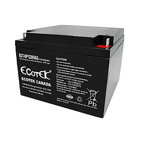 Mua Acquy Ecotek - Hàng chính hãng 12V26Ah model ECT-UP1226VA3 12V26AH  acquy khô kín khí không cần bảo dưỡng  chuyên dụng cho UPS và điện năng lượng mặt trời  Bảo hành tối thiểu 12 tháng  đã được mua bảo hiểm lên đến 2.000.000 USD