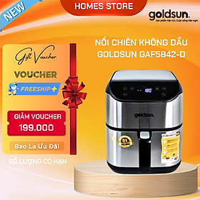 Mua Nồi Chiên Không Dầu GOLDSUN GAF5842-D 6 Chức Năng Chiên Dung Tích 5.5L Công Suất 1700 W - Hàng Chính Hãng