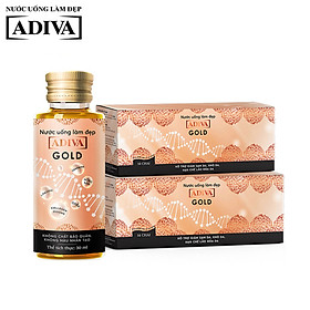 Combo 02 Hộp Gold Adiva Collagen - 14 lọ hộp - Ngăn ngừa lão hóa