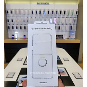 Ốp lưng cho  Samsung dành cho Z Flip 4 - TRONG SUỐT - Clear cover - Hàng  chính hãng