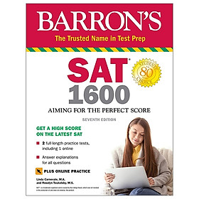 SAT 1600 With Online Test: Aiming For The Perfect Score (Barron's Test Prep)