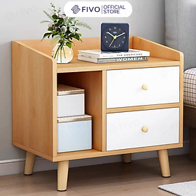 Tab Để Đầu Giường Hiện Đại 3 Ngăn FIVO Mã FT40 Phong Cách Châu Âu Sang Trọng, Phù Hợp Cho Mọi Kiểu Nhà, Sản Phẩm Nội Thất Lắp Ráp Thông Minh