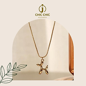 Vòng cổ Thép Titan Mạ Vàng Hồng 18K 18K Thời Trang B17