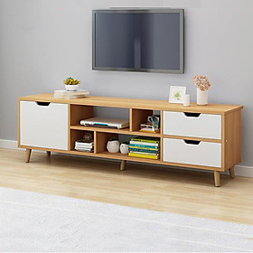 Mua Kệ tivi cửa trượt kèm ngăn kéo