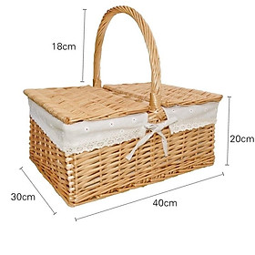 Mua Giỏ Mây Picnic size to Quảng Châu Cao Cấp