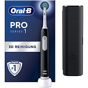 Bàn chải đánh răng điện Oral-B Pro Series 1 Màu Đen kèm hộp Hàng Chính Hãng