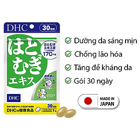 Hình ảnh Viên uống trắng da DHC Nhật Bản dưỡng ẩm và làm mịn da thực phẩm chức năng 30 ngày JN-DHC-ADL30