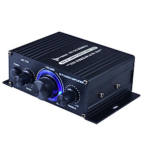 AK170 Mini Audio Power Amplifier Portable Sound Amplifier Speaker Amp for Car and Home