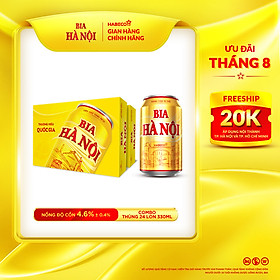 Combo 2 Thùng Bia Hà Nội - Thùng 24 lon 330ml