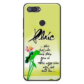 Ốp lưng in cho Xiaomi Mi 8 Lite mẫu Phúc - Hàng chính hãng