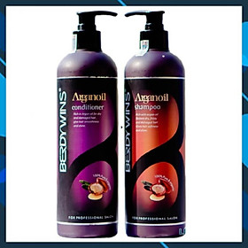 Bộ dầu gội xả BERDYWINS Argan Oil siêu mượt phục hồi tóc hư tổn 500ML
