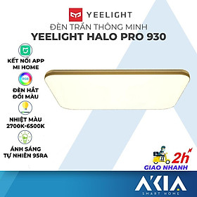 Mua Đèn trần thông minh Yeelight Halo Pro 930 100W hình chữ nhật - Điều khiển bằng app Mi Home  tương thích HomeKit
