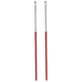 2x Spring Hook, Iron Wind Instrument Repair Tool For