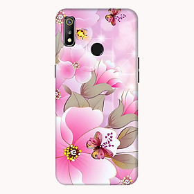 Ốp lưng điện thoại Realme 3 hình Hoa Hồng Và Bướm - Hàng chính hãng