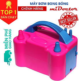 Mua Máy Bơm Bong Bóng Chính Hãng miDoctor – Máy Bơm Bóng Bay  2 Vòi Bằng Điện