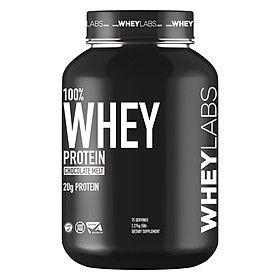 Sữa tăng cơ 100% Whey Protein Wheylabs Chocolate hũ 5lbs 2.2kg  75 lần dùng