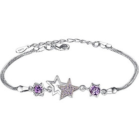 Lắc Tay Sao Đổi Ngôi - Tìm Vận Mệnh Showfay Jewelry TB0054-T - Tím Violet