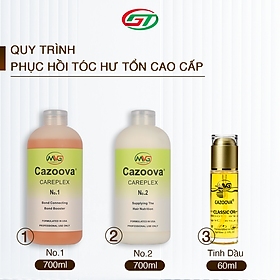 Dầu xả phục hồi tóc hư tổn, dưỡng tóc nhuộm Cazoova Careplex No.2 300ML & 700ML - Giúp tóc mềm mượt, khỏe mạnh