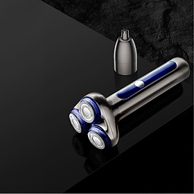 Máy cạo râu coocaa Lightsaber KKGJ031-Chuyên Gia Cạo Râu, Thiết Kế Turbo Với Bộ Cắt Phẳng, Mạ Kim Loại, Chống Nước IPX7 - Hàng Chính Hãng