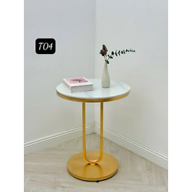 Mua Bàn decor T04-CT Tundo mặt đá sang trọng hiện đại