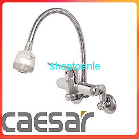 Mua vòi chậu rửa bát cắm tường nóng lạnh CAESAR