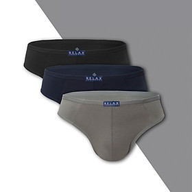 COMBO 3 QUẦN LÓT NAM RELAX RLU003 DẠNG BRIEF CHẤT LIỆU VẢI COTTON CO GIÃN 4 CHIỀU