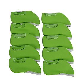 10Pcs Golf Iron Covers Set Golf Club Head Covers for Most Irons Head Display