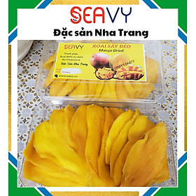 Hình ảnh Đặc Sản Nha Trang-Xoài Sấy Dẻo Loại 1 - Thịt Xoài Không Xơ, Không Tẩm Đường Tốt Cho Người Ăn Kiêng Seavy Hộp 300g