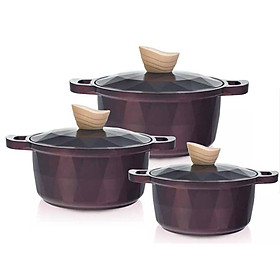 Bộ nồi Ceramic Korea King KDC-6000IHC (sử dụng được bếp từ)
