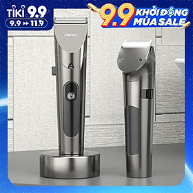 Tông đơ cắt tóc xiaomi RIWA lưỡi thép không gỉ mạnh mẽ, màn hình LED có thể được làm sạch, tiếng ồn thấp