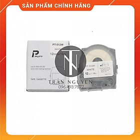 Mua Băng nhãn in MAX PT-512W - Đen nền trắng 12mm x 16m - Hàng nhập khẩu