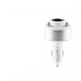 Mua Tẩu Sạc Xe Hơi  2  USB Remax RCC218 4.8A + Tặng Kèm 1 Ghế Đỡ Điện Thoại Đa Năng T2 - Hàng Chính Hãng