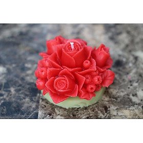 Nến thơm Valentine, nến tình nhân, nến hoa hồng [mã V2], từ shop R2D, thành phần tự nhiên, lành tính.