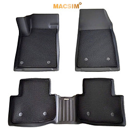Thảm ô tô sd3 2 lớp dạng lưới lục giác MG5 2021-2024+ màu đen - bề mặt cao su siêu sạch - Macsim