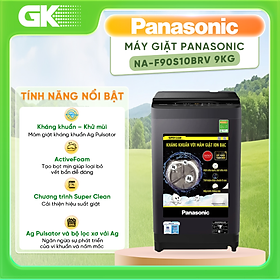 Mua  Lắp đặt trong vòng 24h  Máy giặt cửa trên Panasonic 9Kg NA-F90S10BRV - Hàng chính hãng