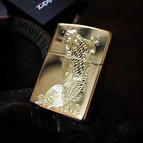 Bật lửa zippo khắc cá chép 06 254b.cachep06