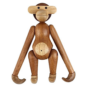 Monkey Ornaments Nordic Wooden Statues