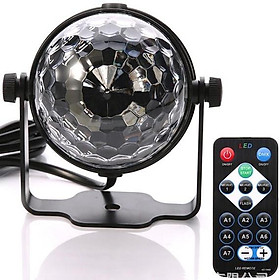 Mua Đèn sân khấu mini 3w - vũ trường - led 7 màu- có điều khiển - cảm ứng- nháy theo nhạc